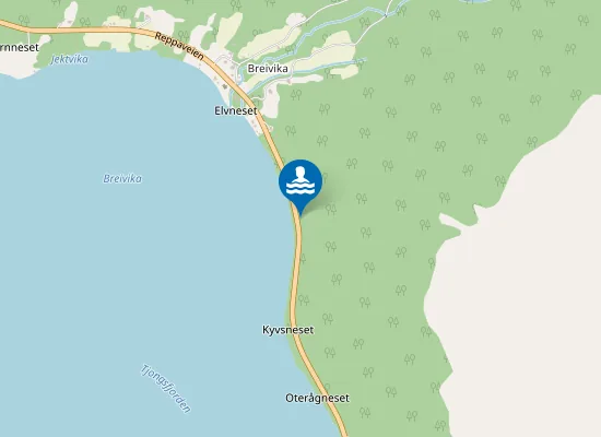 Map of Slettstrandå