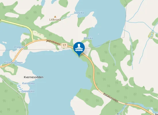 Map of Grønlistranda