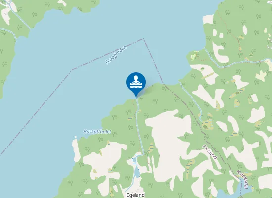 Map of Eikelandsstronda