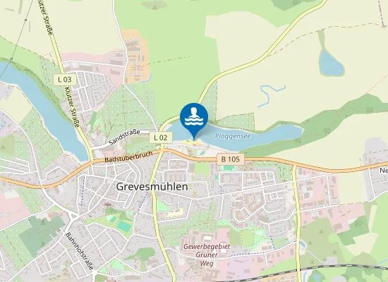 Map of PLOGGENSEE GREVESMUEHLEN