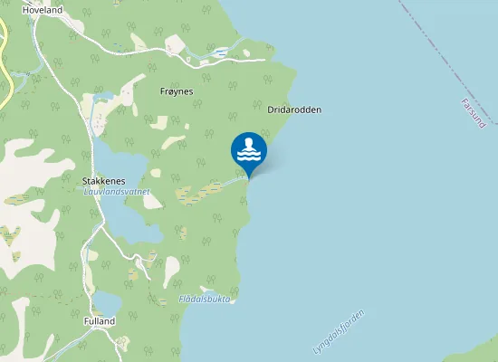 Map of Laulandsstronda