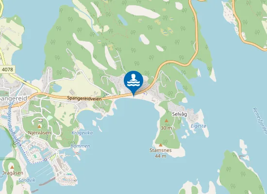 Map of Njervesanden