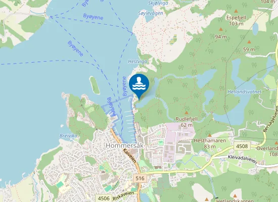 Map of Hestånå
