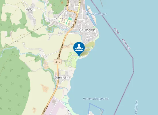 Map of Homannsberget Camping