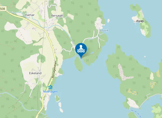 Map of Ersvik standsund