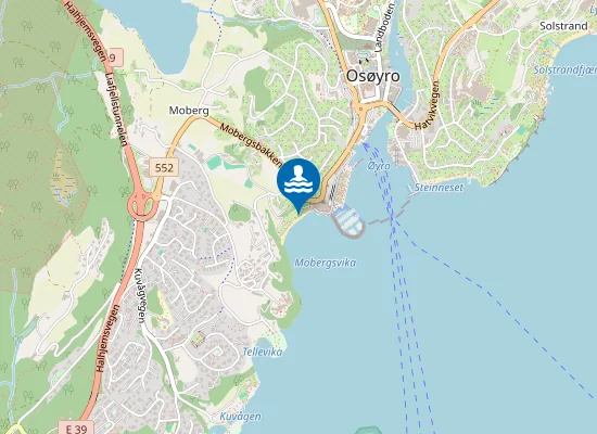Map of mobergsvika