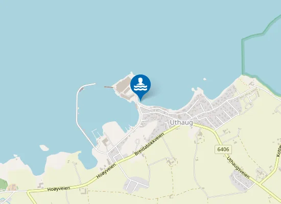 Map of Sjøgata badestrand