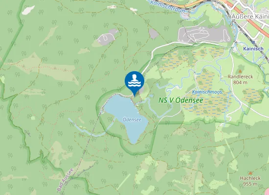 Map of ÖDENSEE, KAINISCH