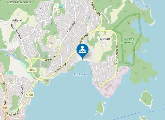 Map of Aslaksvikjo