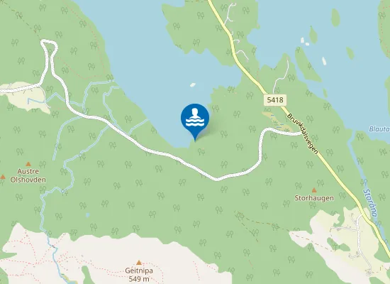 Map of Sandane