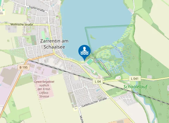 Map of SCHAALSEE ZARRENTIN
