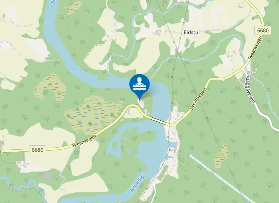 Map of Svean Moodden friluftsområde