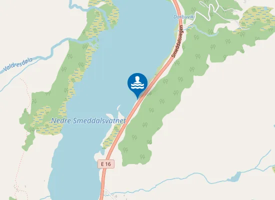 Map of Brusestølstrondi