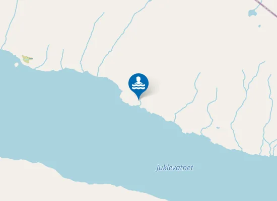 Map of Juklevasstrandi