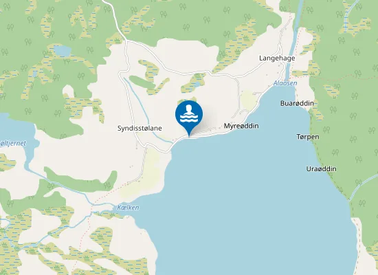 Map of Pålssanden