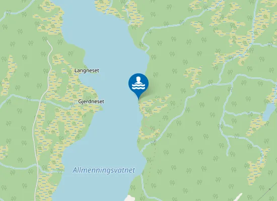 Map of Einangstranda