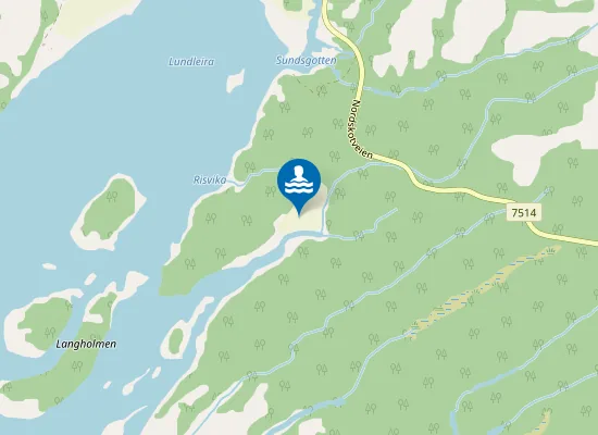 Map of Langstranda