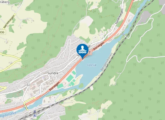 Map of Oppsjø vasspark