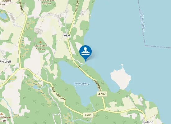 Map of Kvernavika