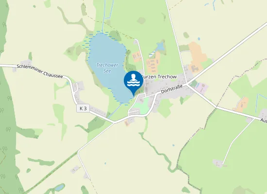 Map of KURZEN TRECHOWER SEE KURZEN TRECHOW