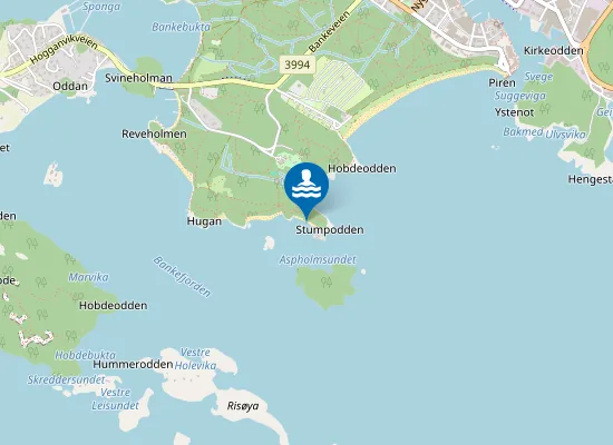 Map of Stumpestrendene
