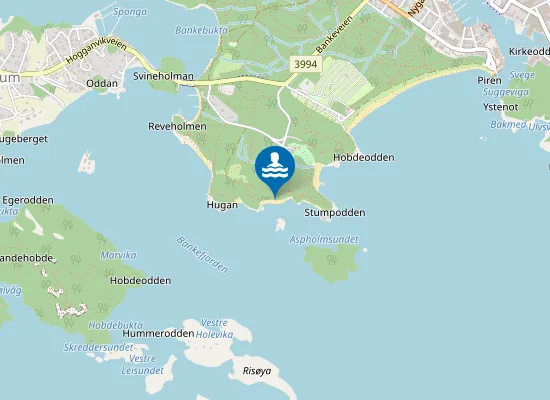 Map of Kanelstranda