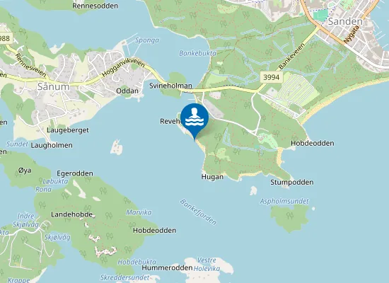 Map of Storebanken