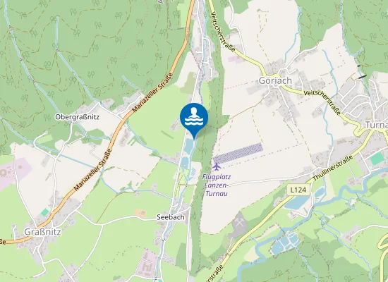 Map of FREIZEITSEE AU BEI TURNAU