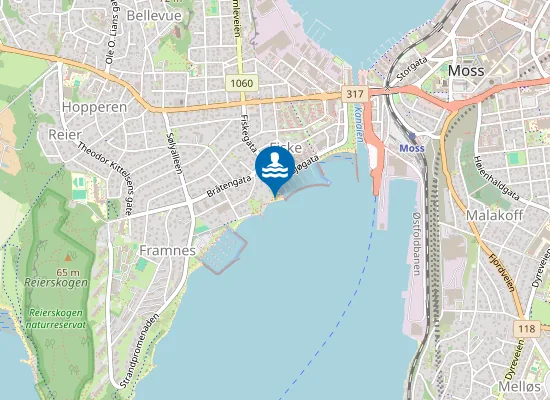 Map of Fiskestranda