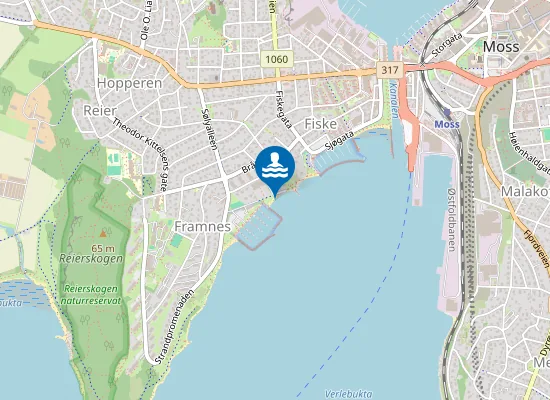 Map of Vårlistranda
