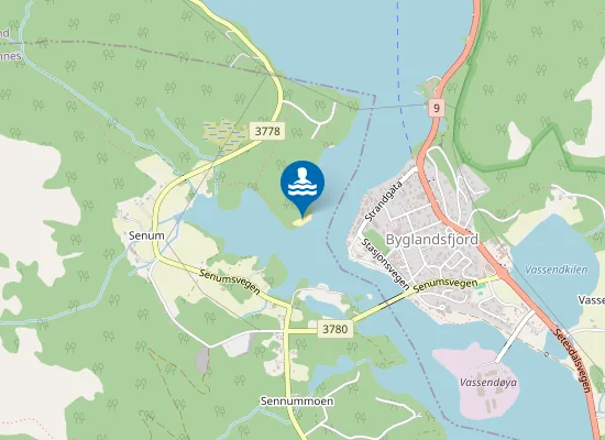 Map of Fagersand