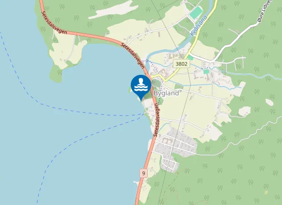 Map of Tangen
