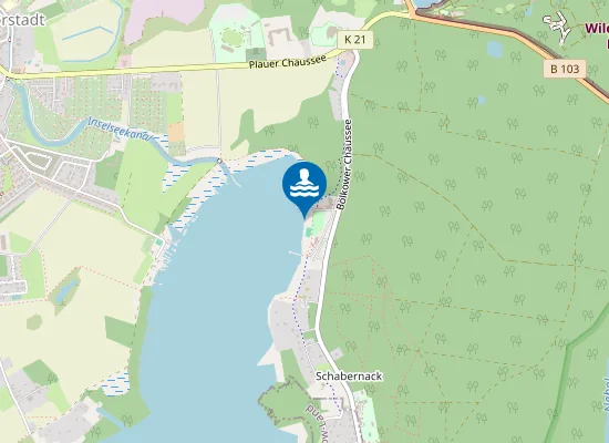 Map of INSELSEE GUESTROW KURHAUS