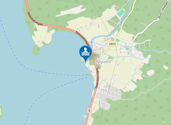 Map of Tangen