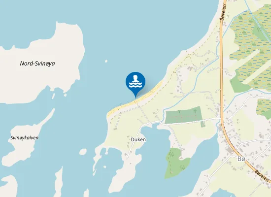 Map of Nordahlstranda