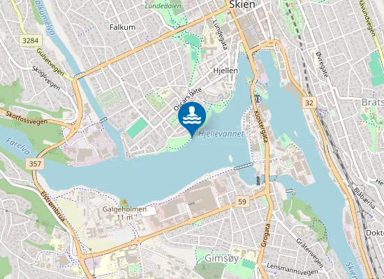 Map of Bakkestranda