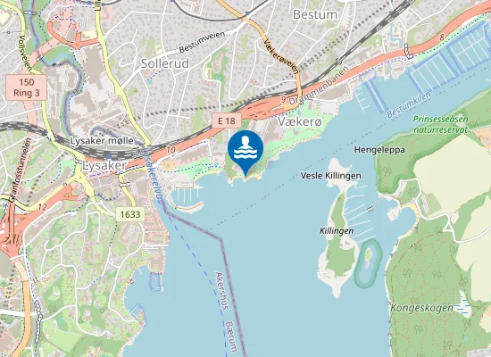 Map of Vækerøstranda
