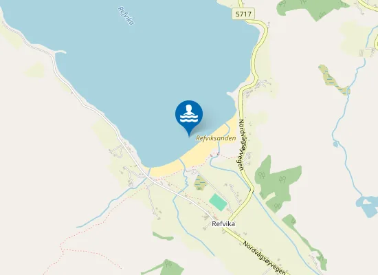 Map of Refviksanden
