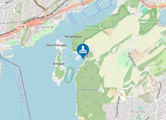 Map of Bygdøy Sjøbad