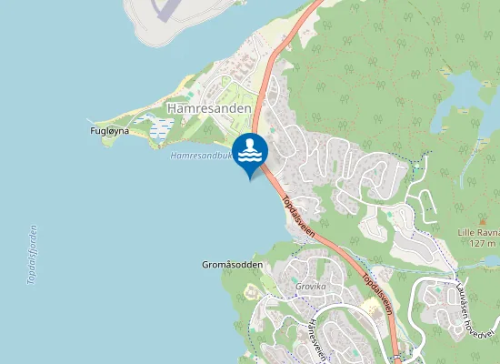 Map of Hamresanden