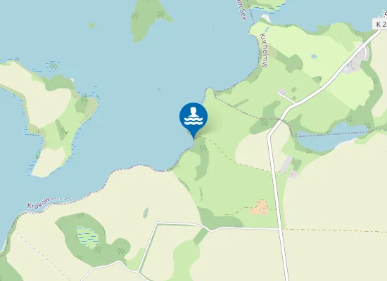 Map of KRAKOWER SEE NEU ZIETLITZ