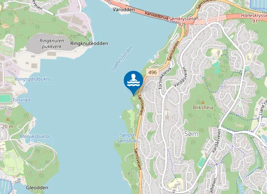 Map of Søm