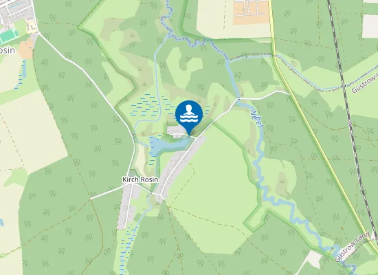 Map of KIRCH ROSINER SEE KIRCH ROSIN