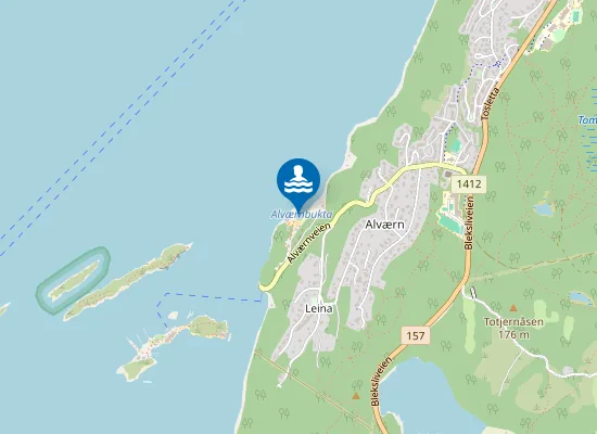 Map of Alværnbukta