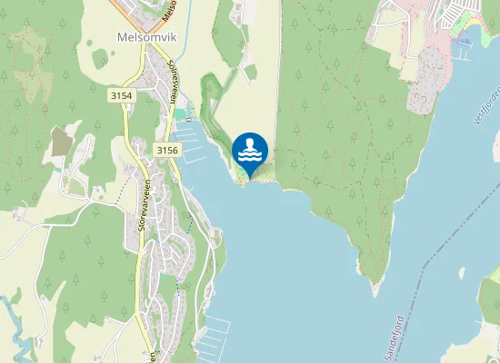 Map of Melsomstranda