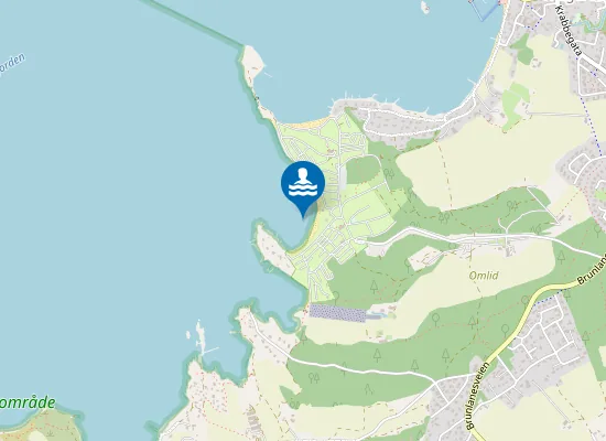 Map of Omlidstranda