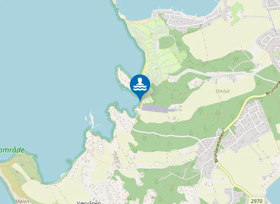 Map of Skitnerødstranda