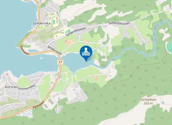 Map of Kalvøyra