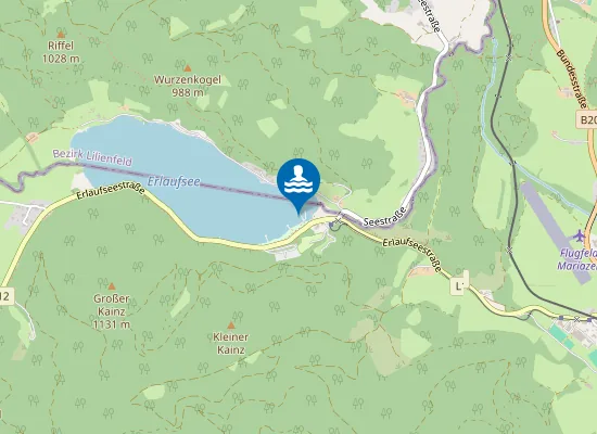 Map of ERLAUFSEE, ST. SEBASTIAN