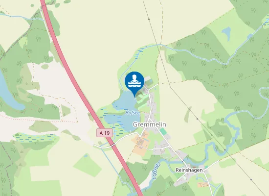 Map of GREMMELINER SEE GREMMELIN